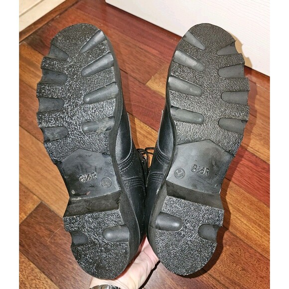 Vintage R0 Search US Military Combat Boots Black Leather Size 8.5 R USA 90s 4-97 - Picture 5 of 8